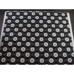 ROBERT ALLEN DESIGN STUDIO Black Urn Anafi Upholstery Drapery Fabric 6.4 Yards